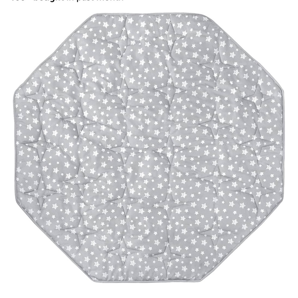 Moonsea Octagon Grey Star Non Slip Playoen Mat